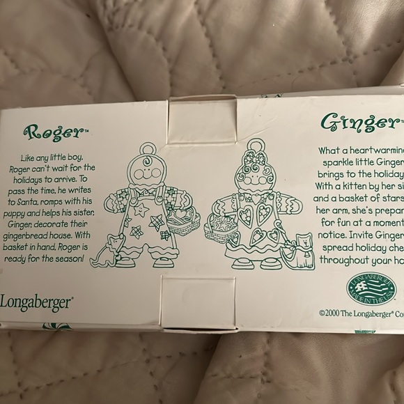 Roger &Ginger pewter longenberger ornaments - Picture 3 of 5